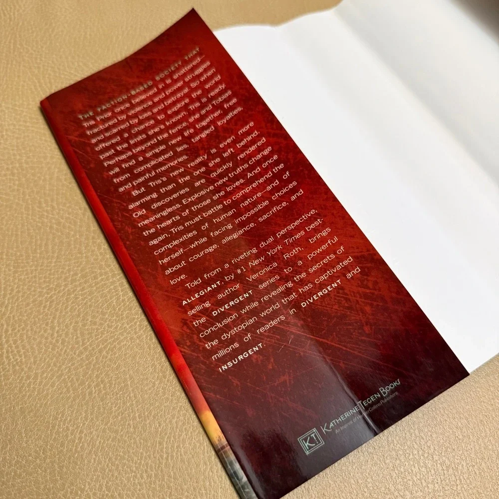 Allegiant Veronica Roth First Edition Hardcover Divergent Series Book 3 2013